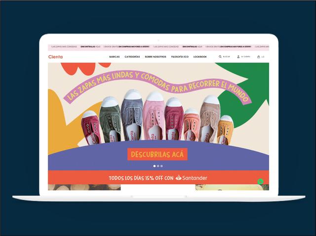 Vista del sitio de Cienta