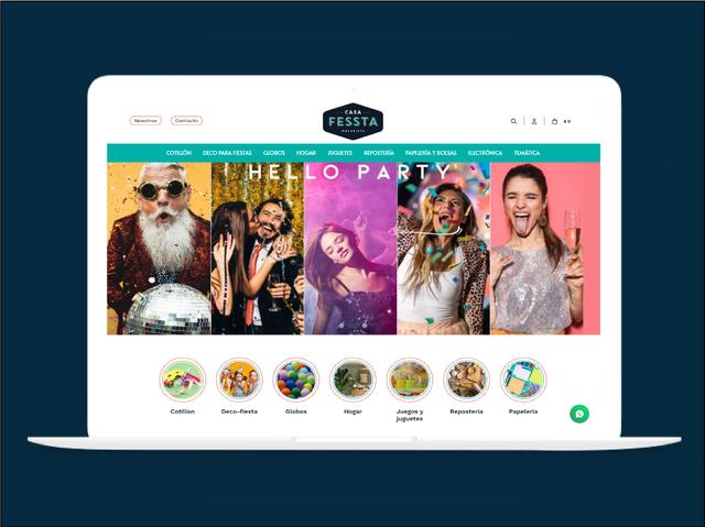 Vista del sitio de Casa Fessta