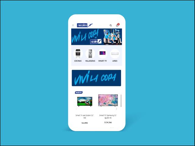 Vista del sitio de Nicolini