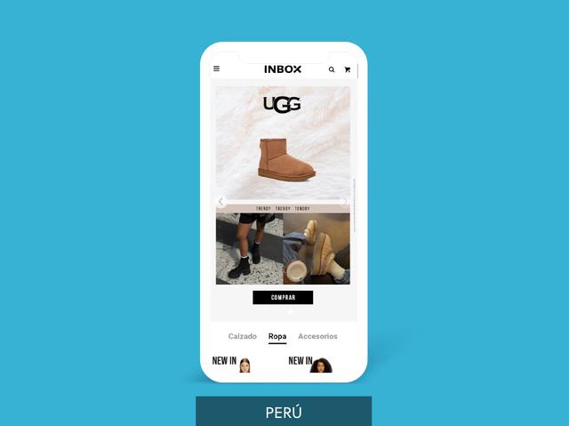 Vista del sitio de Inbox